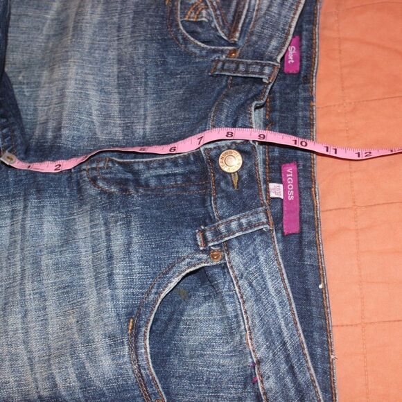 VIGOSS Jean  Bermuda Short Women Size 32 - Picture 10 of 12